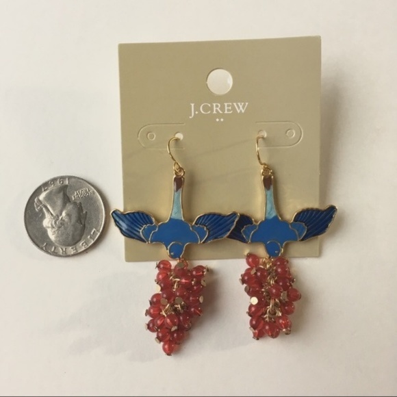 Jcrew bird and berry statement earrings - Picture 4 of 5